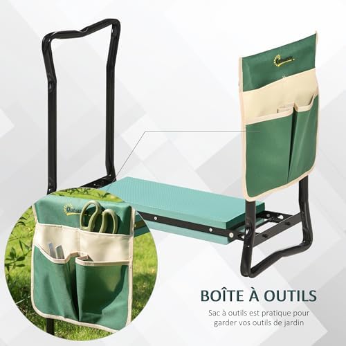 Vue 6 de Outsunny Tabouret De Jardin