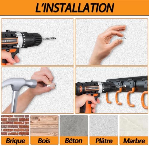 Vue 3 de Porte Outils De