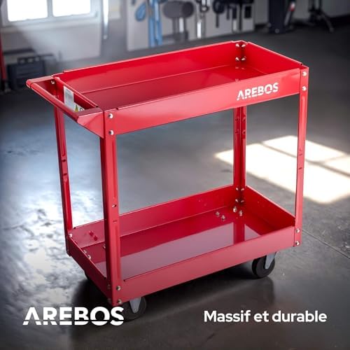 Vue 3 de Arebos Chariot Servante Datelier
