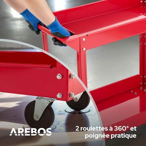 Vue 6 de Arebos Chariot Servante Datelier