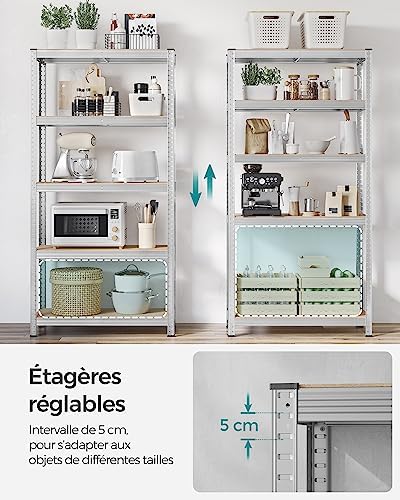 Vue 5 de Songmics Lot De Etagere