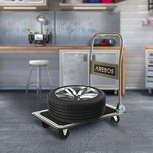 Vue 2 de Arebos Chariot Plateforme