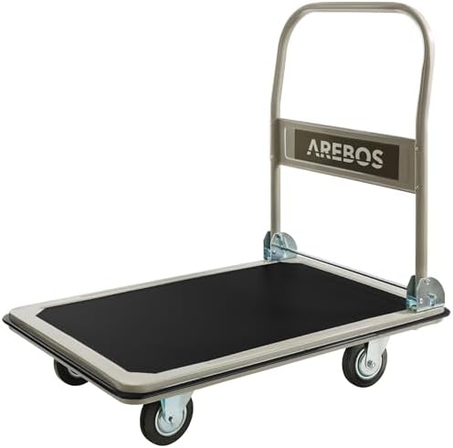 Vue 4 de Arebos Chariot Plateforme