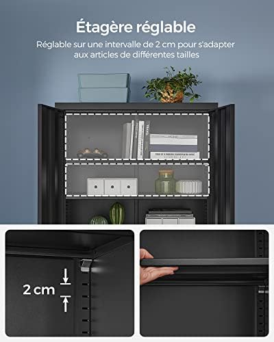 Vue 6 de Songmics Meuble De Rangement