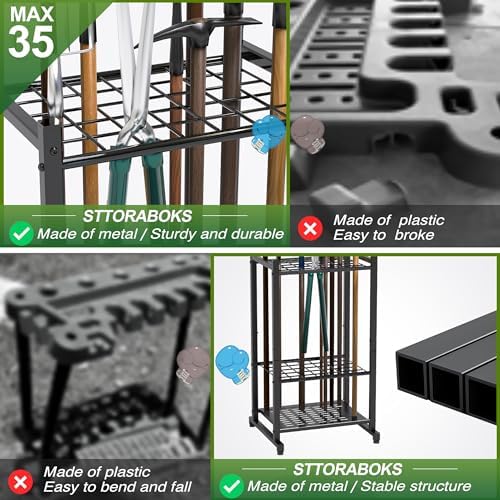 Vue 4 de Organiseur Doutils De Jardin