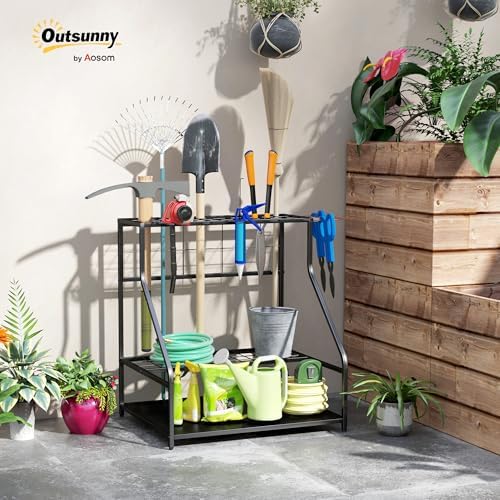 Vue 2 de Outsunny Organiseur Doutils De