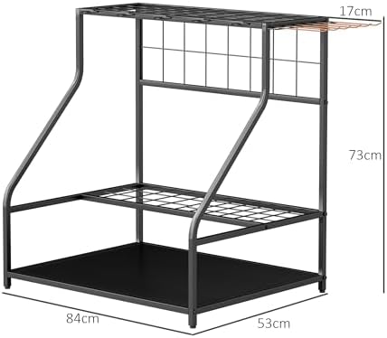 Vue 7 de Outsunny Organiseur Doutils De