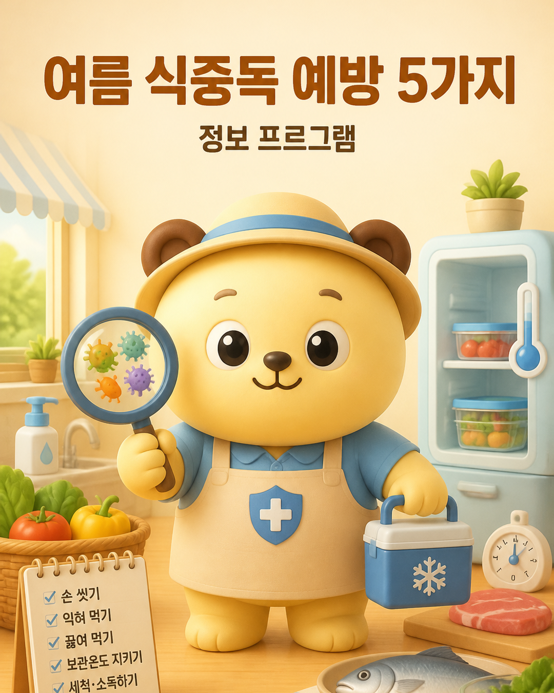 방송픽 여름 식중독 예방 5가지
