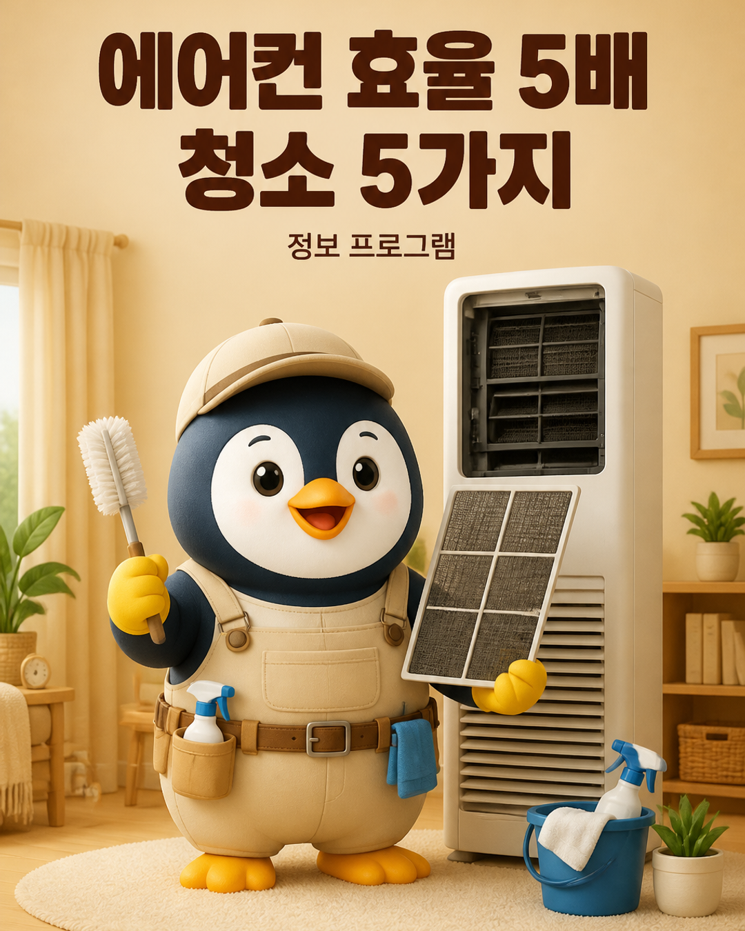 방송픽 에어컨 효율 5배 청소 5가지