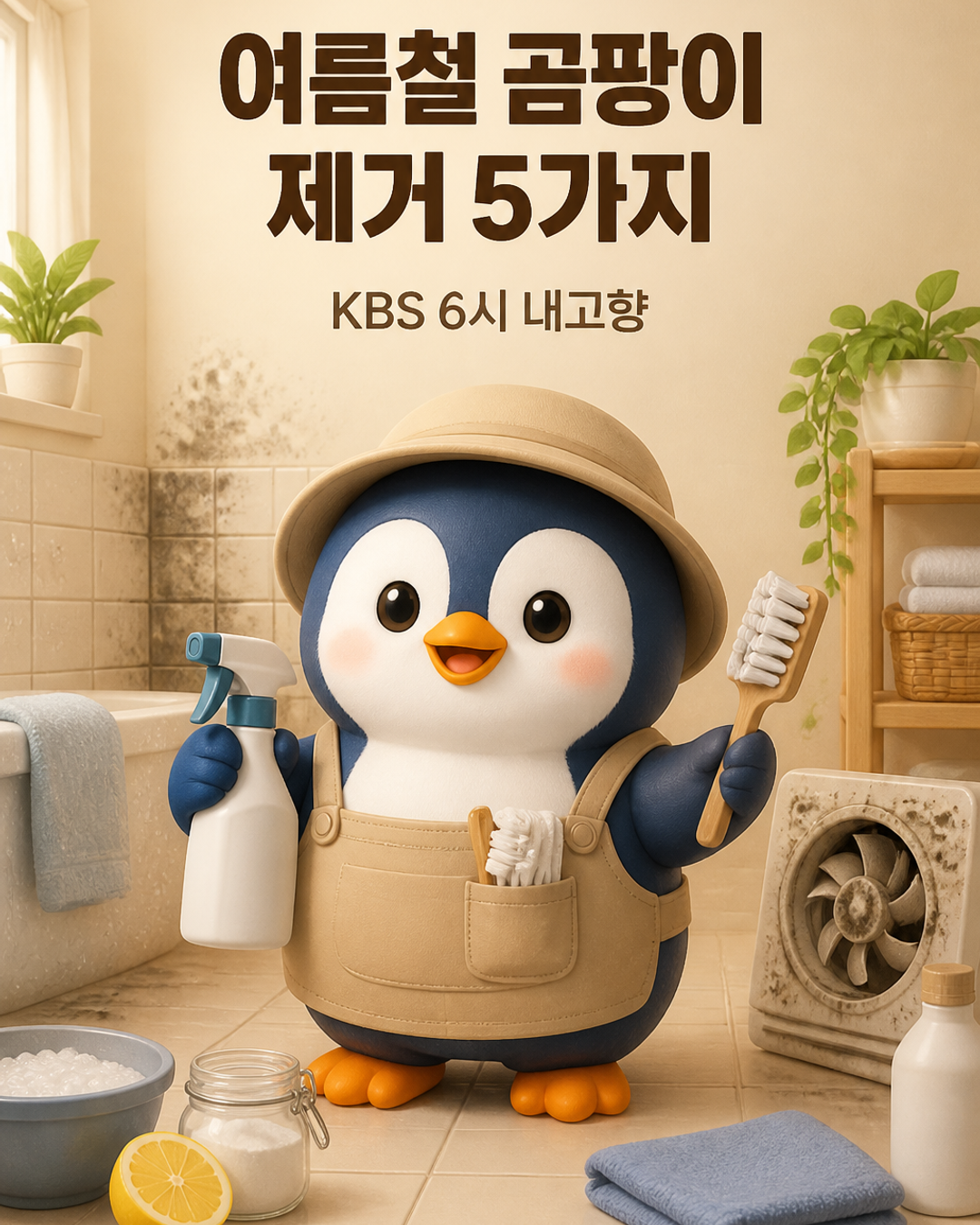 방송픽 여름철 곰팡이 제거 5가지