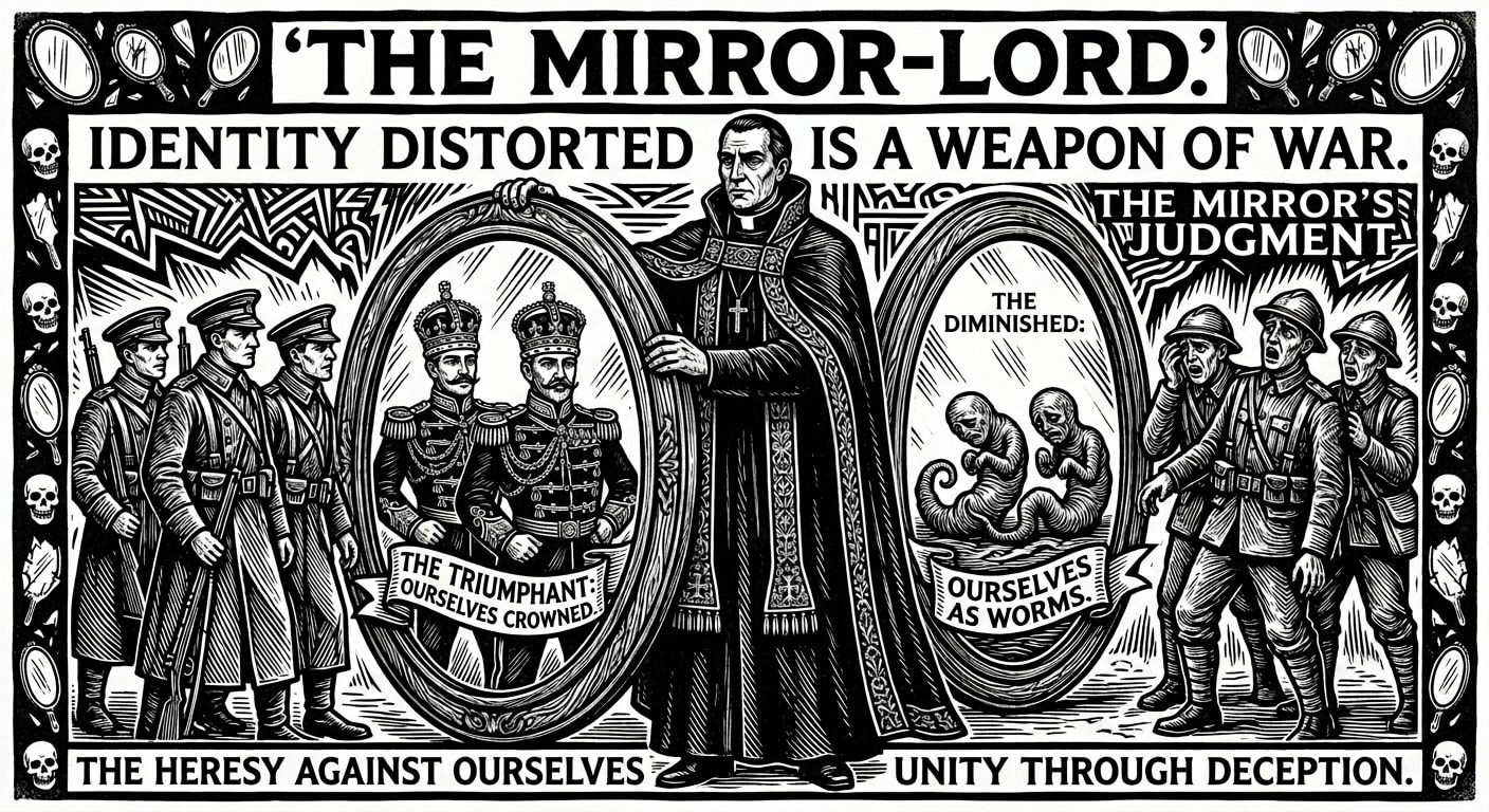 A Mirror-Lord deploying its weapon of distorted self-perception against enemy troops