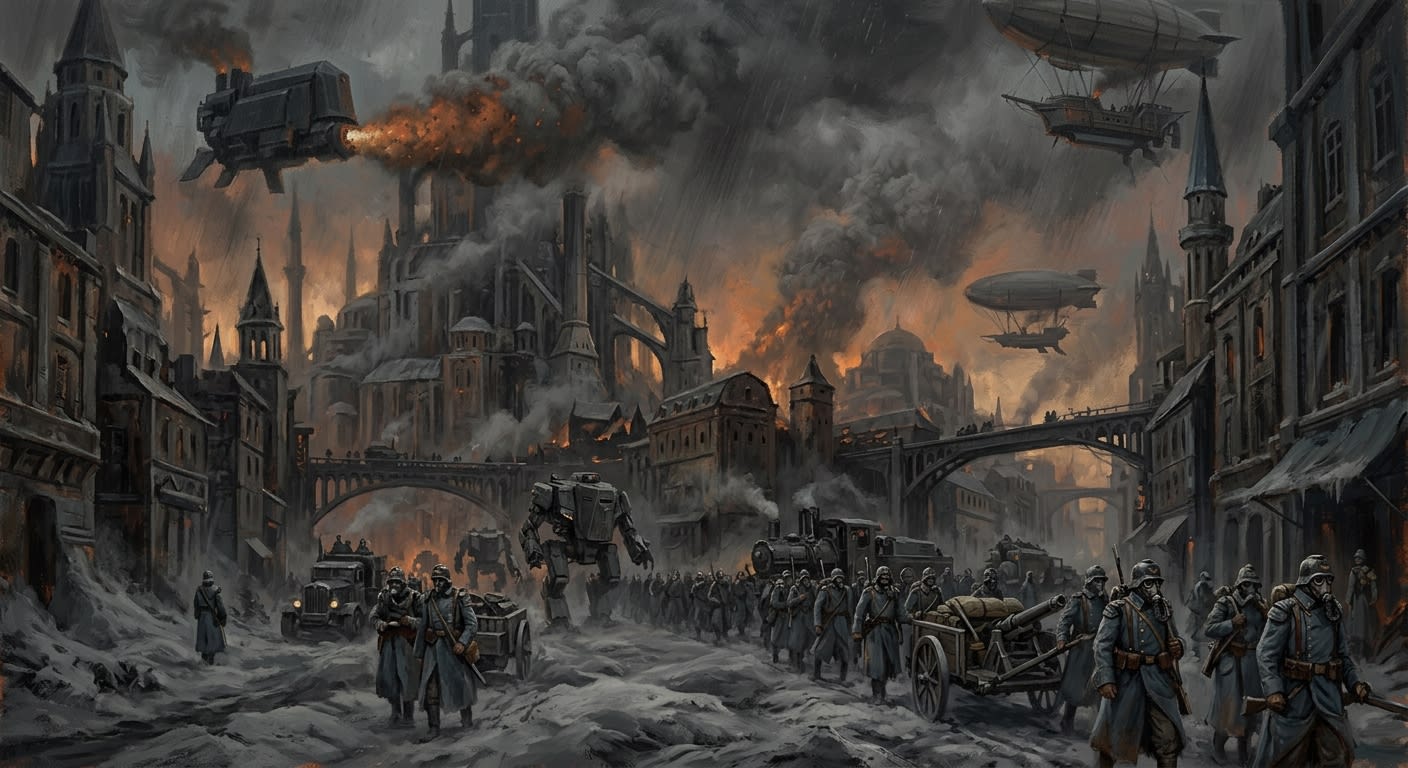 The Year of Ash Rain — The Year of Ash Rain, rendered as oil-painting.