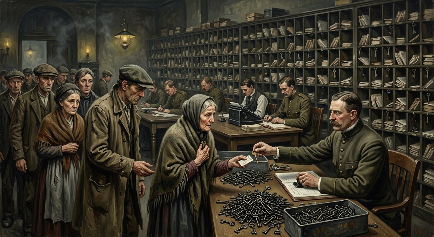 The Ten Thousand Keys — The Ten Thousand Keys, rendered as oil-painting.