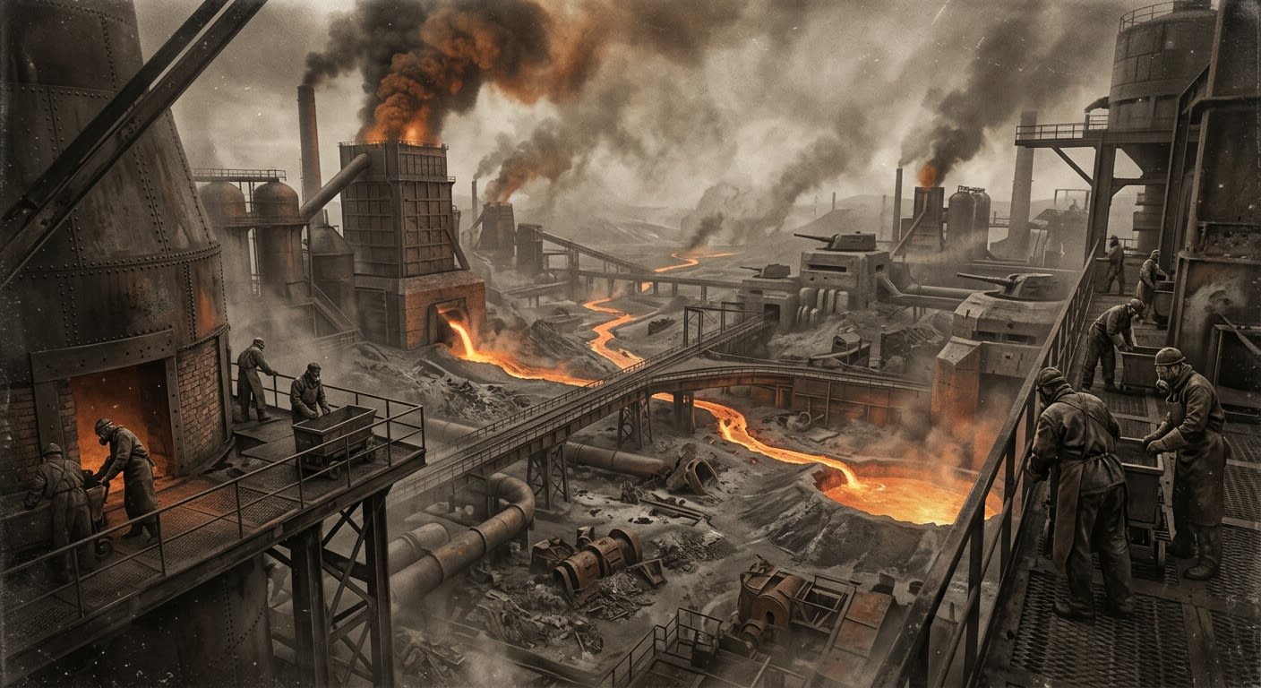 The Iron Wastes — On the Making of the Wastes, rendered as photograph.