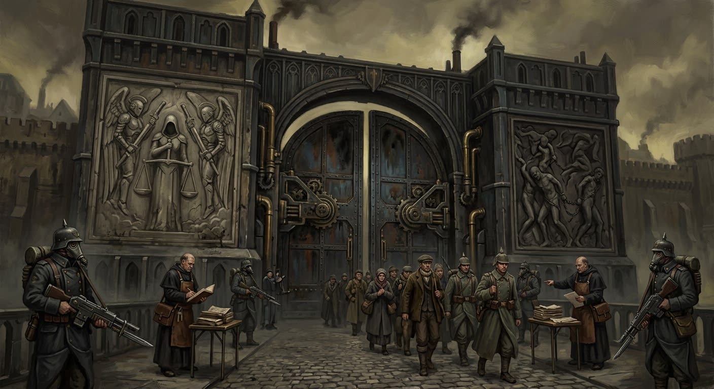 The Gates of Regensburg — The Gates of Regensburg, rendered as oil-painting.