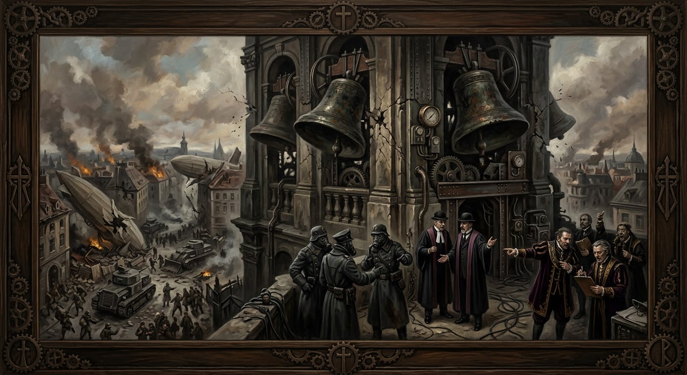 The Bells of Saint Rupert — The Bells of Saint Rupert, rendered as oil-painting.