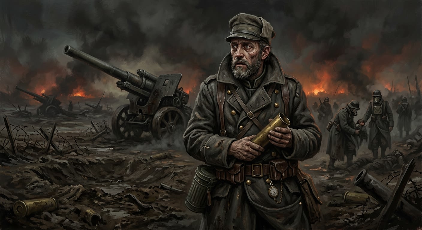 Lucien Artois — Lucien Artois, rendered as oil-painting.