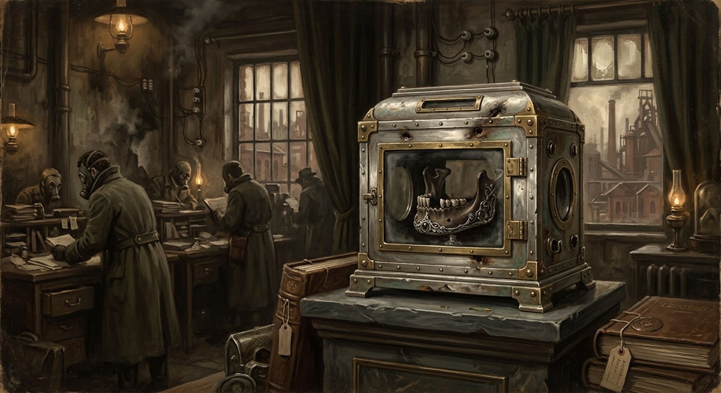 Relic of Saint Iago — Relic of Saint Iago, rendered as oil-painting.