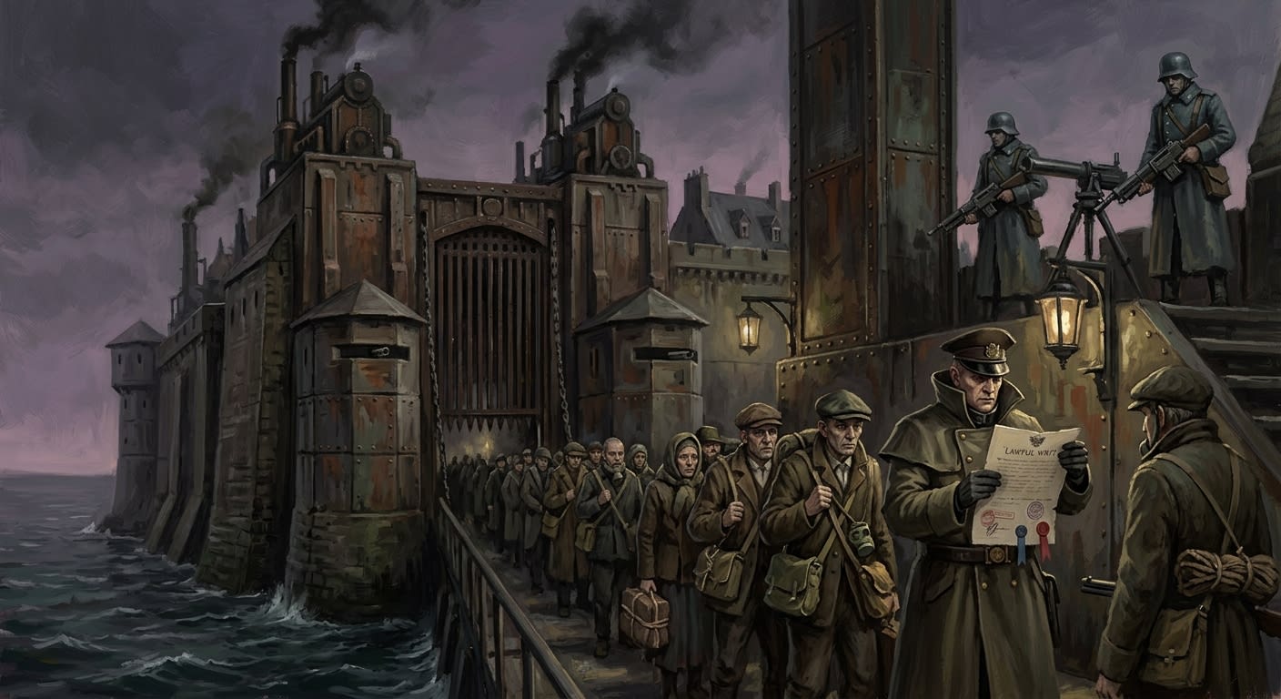 Town of Saint-Malo — Town of Saint-Malo, rendered as oil-painting.