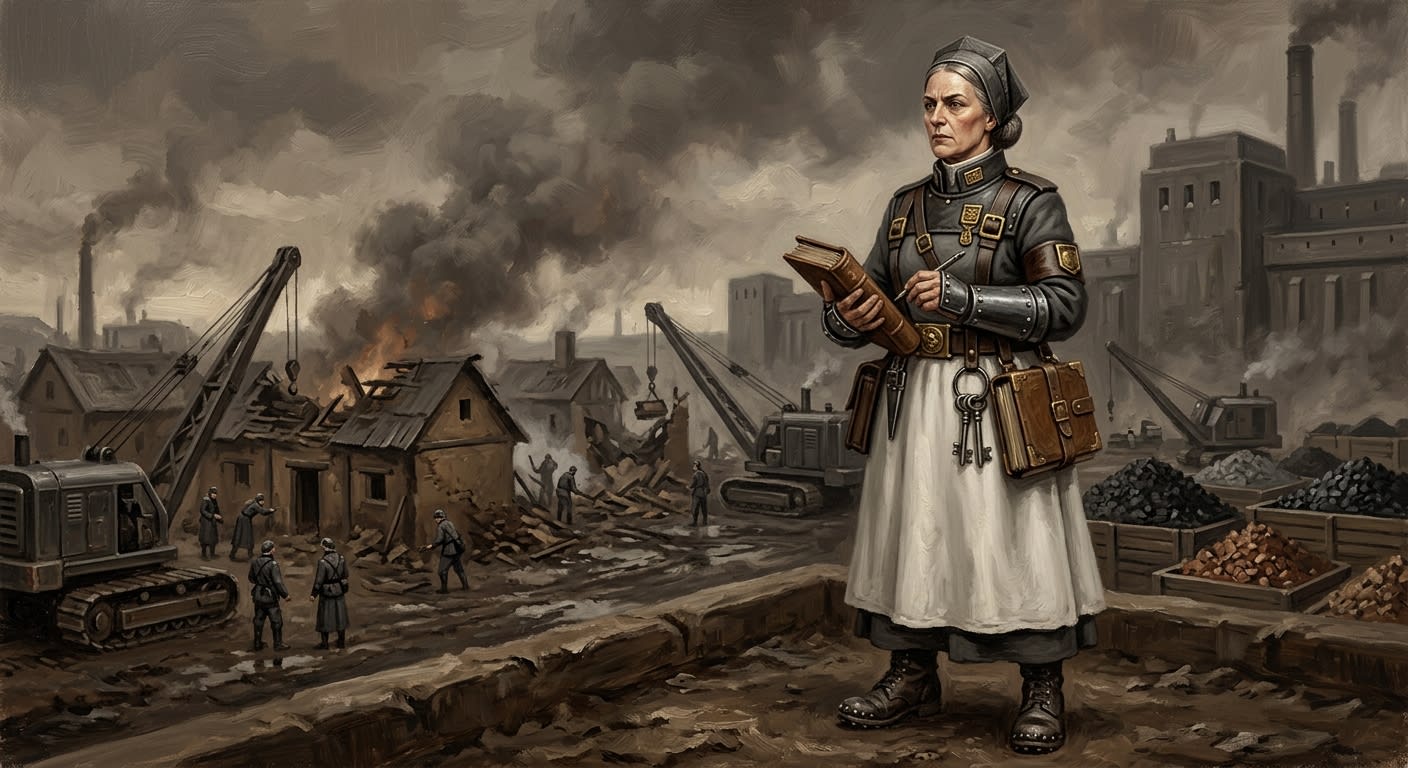 Procurator Hildegarde of Mainz — Procurator Hildegarde of Mainz, rendered as oil-painting.