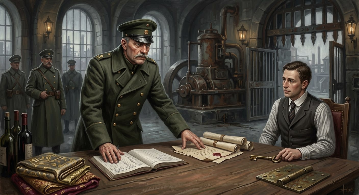 Colonel Verdane — Colonel Verdane, rendered as oil-painting.