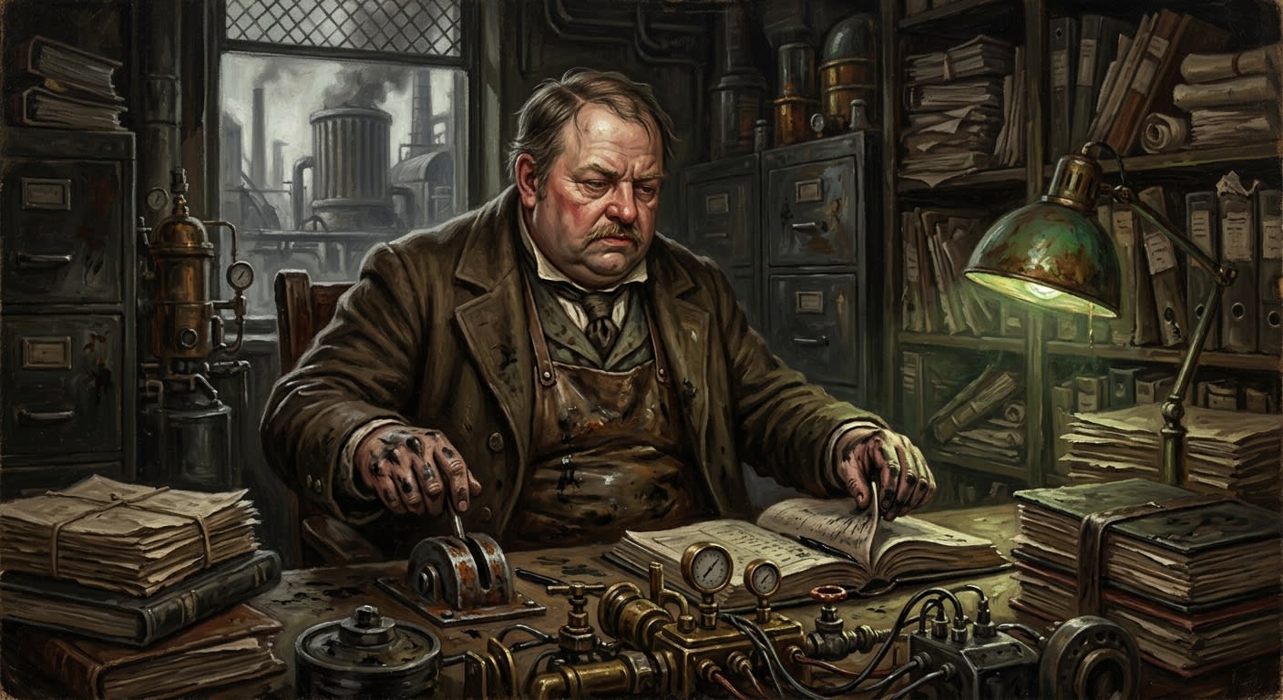 Guildmaster Pex Ruln — Guildmaster Pex Ruln, rendered as oil-painting.