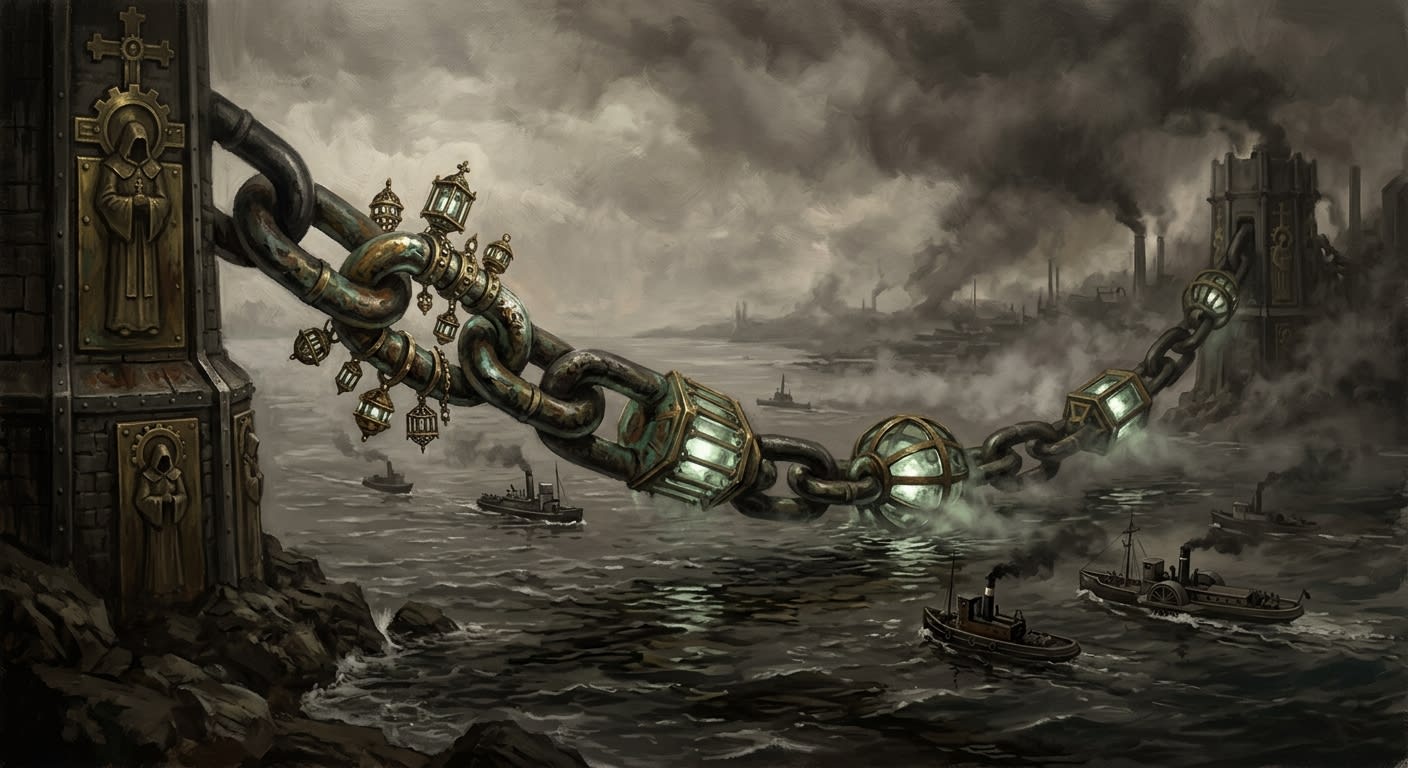 Chain of Saint Anakletos — Chain of Saint Anakletos, rendered as oil-painting.