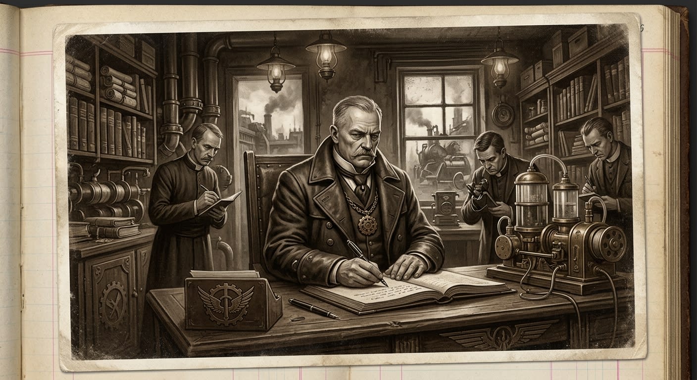 High Arbiter Senn Vark — On the Man Who Refuses Privacy, rendered as photograph.