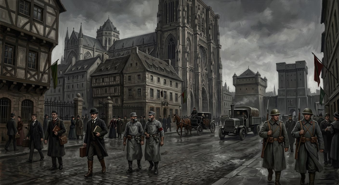The Sanctum Mile — The Sanctum Mile, rendered as oil-painting.