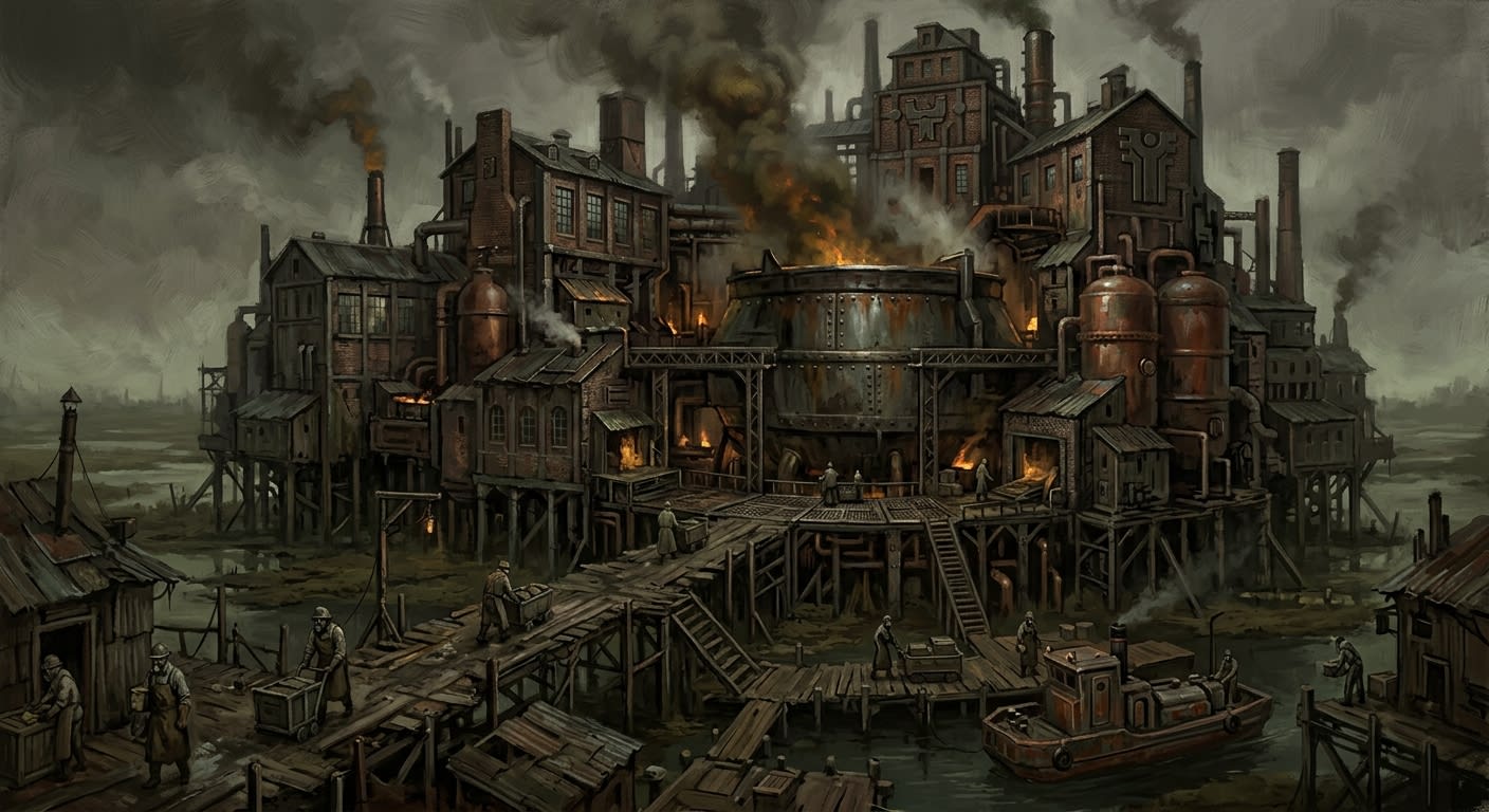 Cauldron Citadel — Cauldron Citadel, rendered as oil-painting.