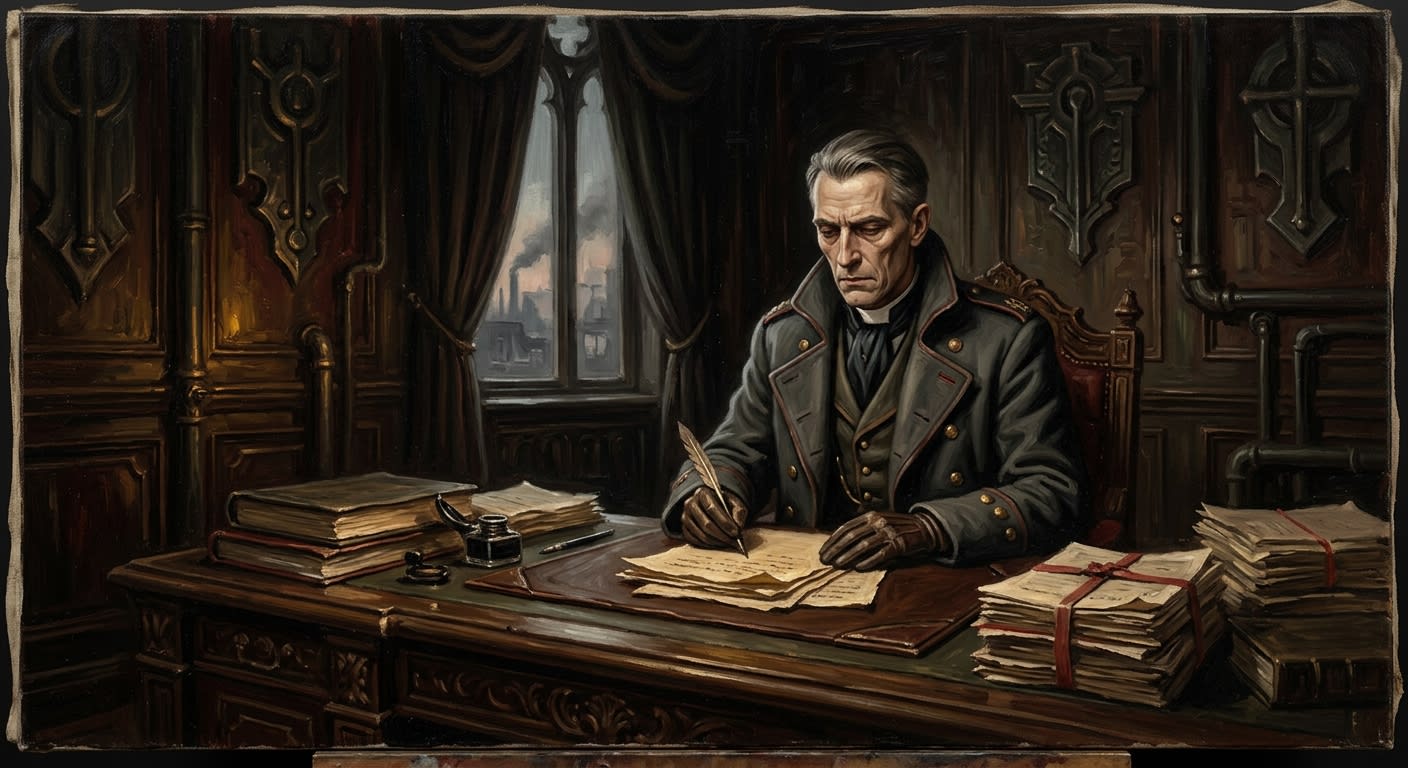 Legate-Prior Mertens — Legate-Prior Mertens, rendered as oil-painting.