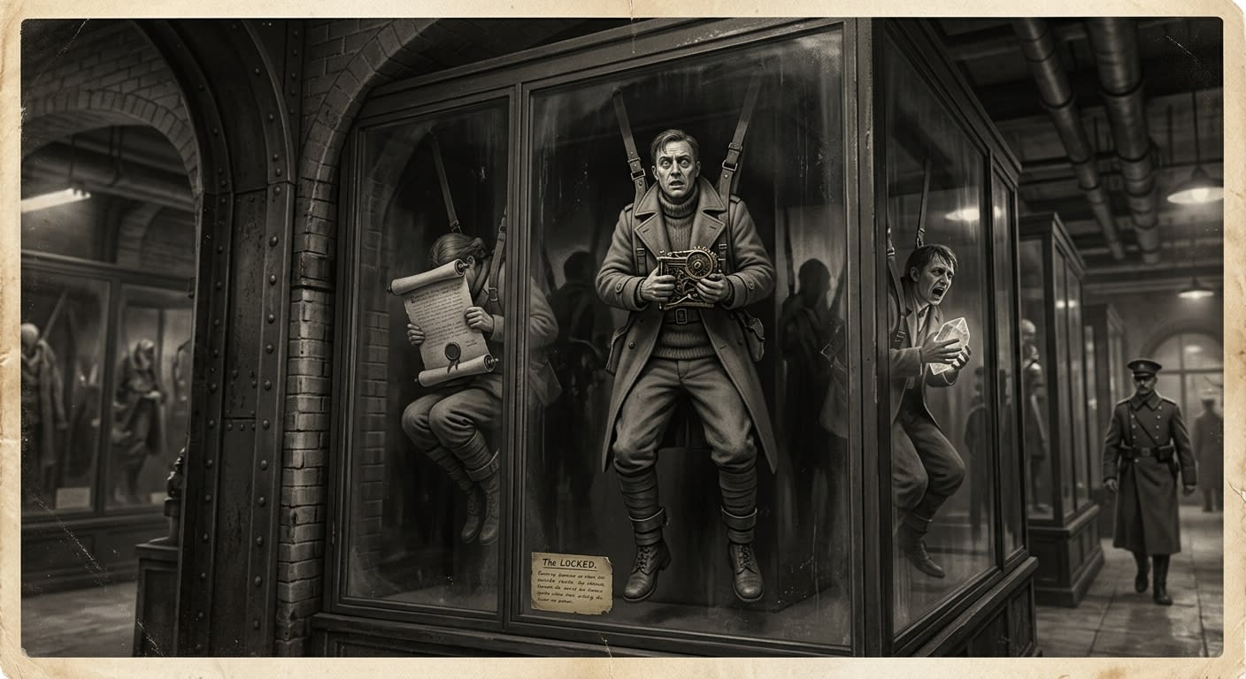 The Locked — On How One Becomes Locked, rendered as photograph.