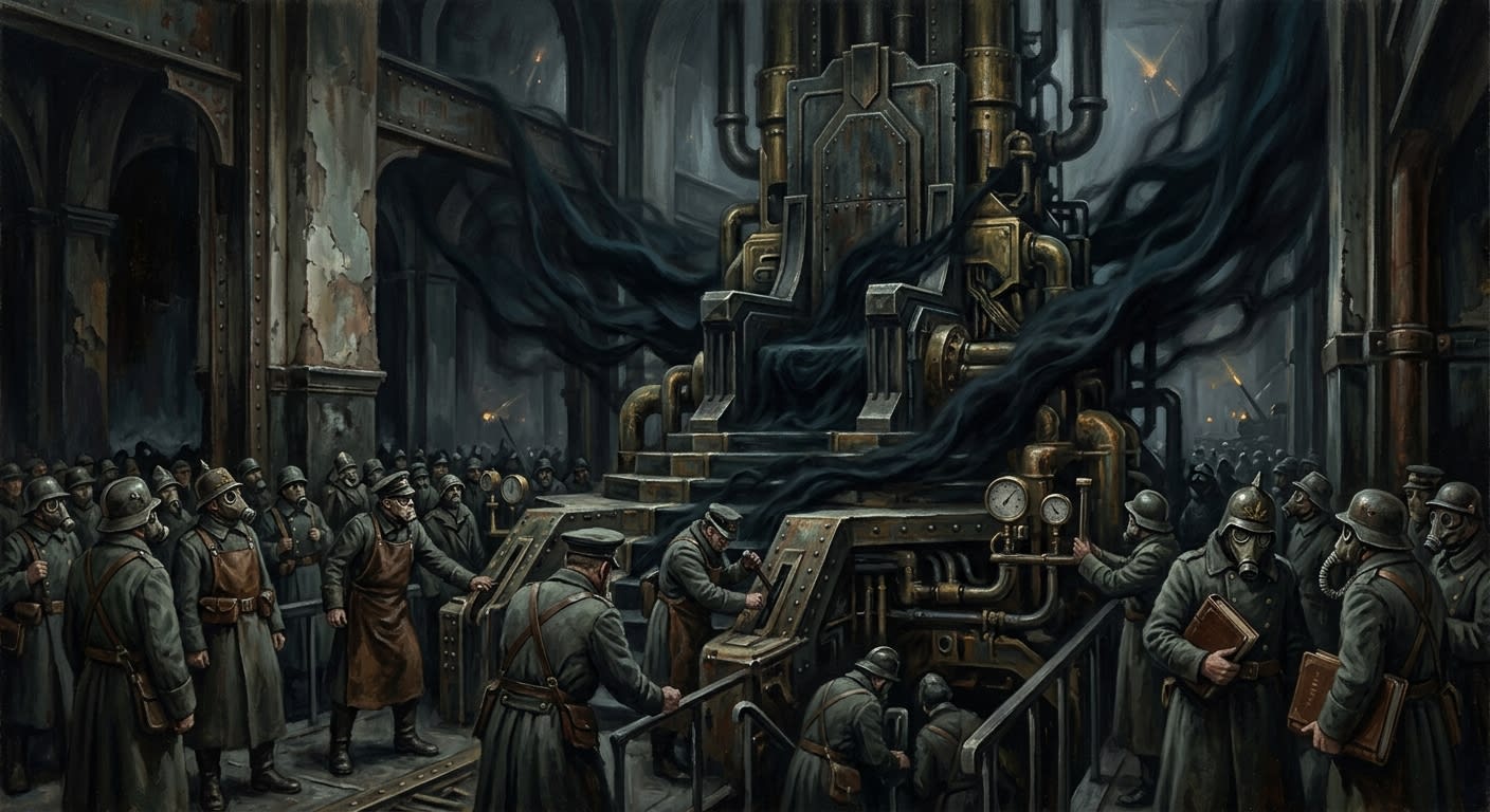 The Black Throne — The Black Throne, rendered as oil-painting.