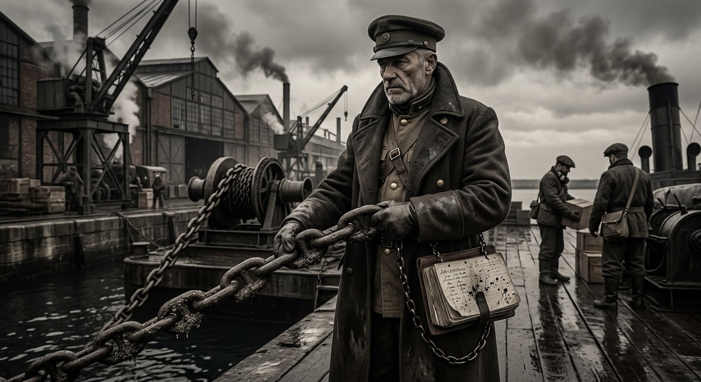 Chainmaster Kosta — On the Custodians and Their Monopoly, rendered as photograph.