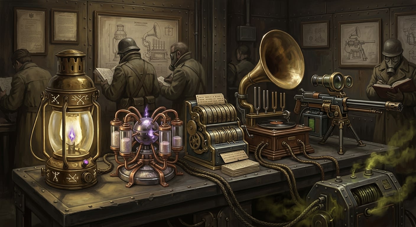 Demon-Lures — Demon-Lures, rendered as oil-painting.