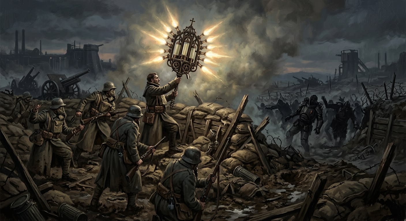 Last Stand of Kalnik Ridge — Last Stand of Kalnik Ridge, rendered as oil-painting.