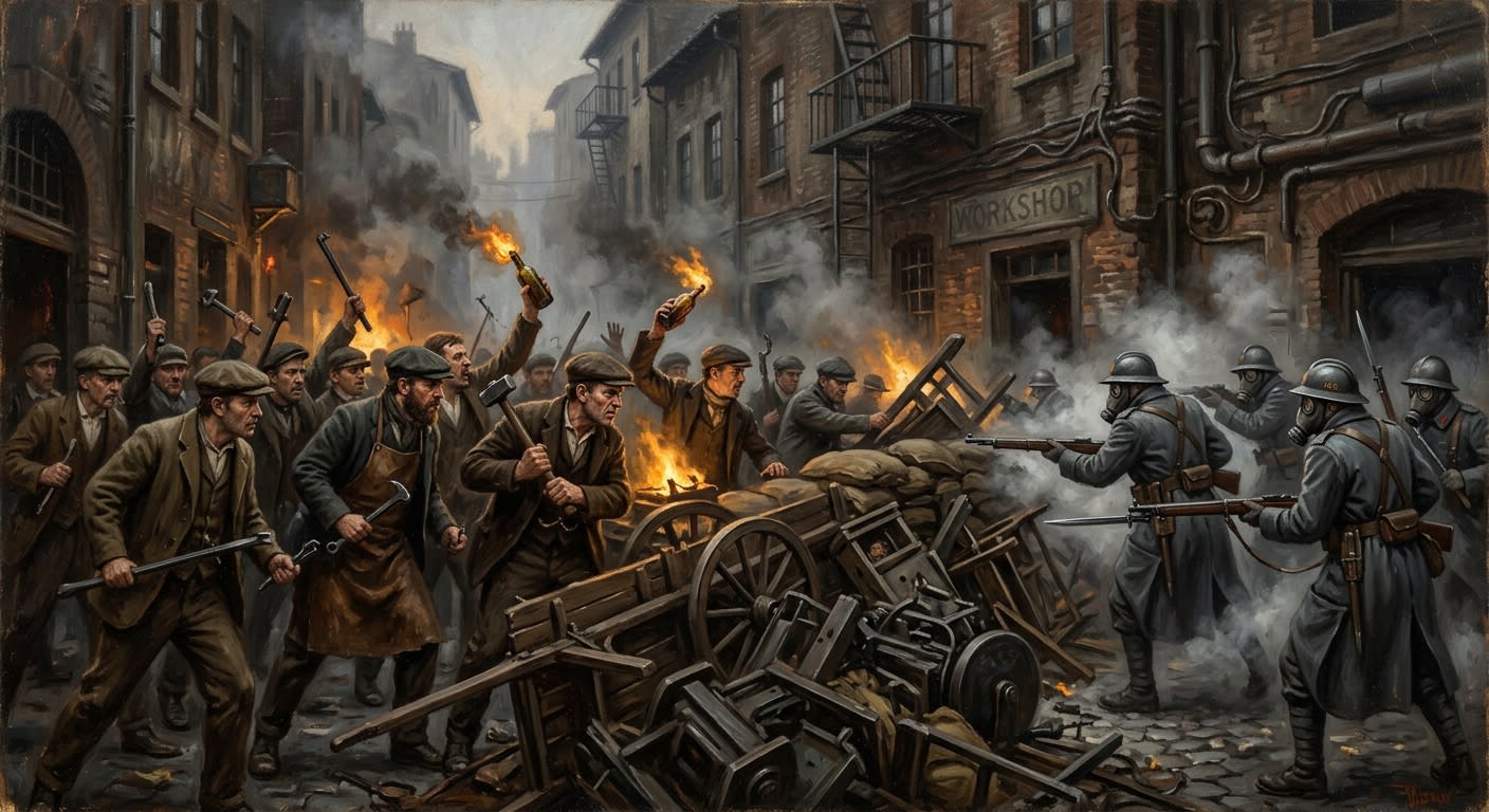 The Ivory Revolt — The Ivory Revolt, rendered as oil-painting.