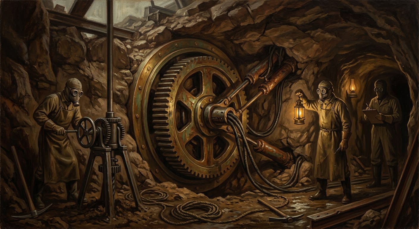 Apparatus of Gate Nine — Apparatus of Gate Nine, rendered as oil-painting.