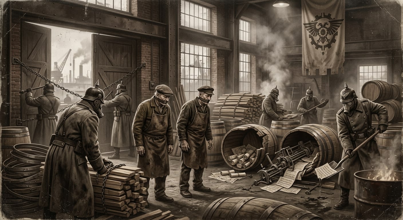 Coopers' Brotherhood of the Blessed Barrel — On Volume and Its Lies, rendered as photograph.