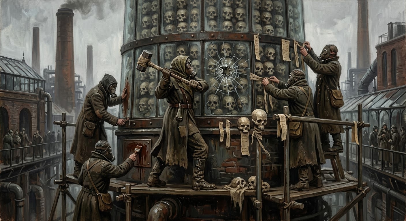Mercy Cults (Stack Vandals) — Mercy Cults (Stack Vandals), rendered as oil-painting.