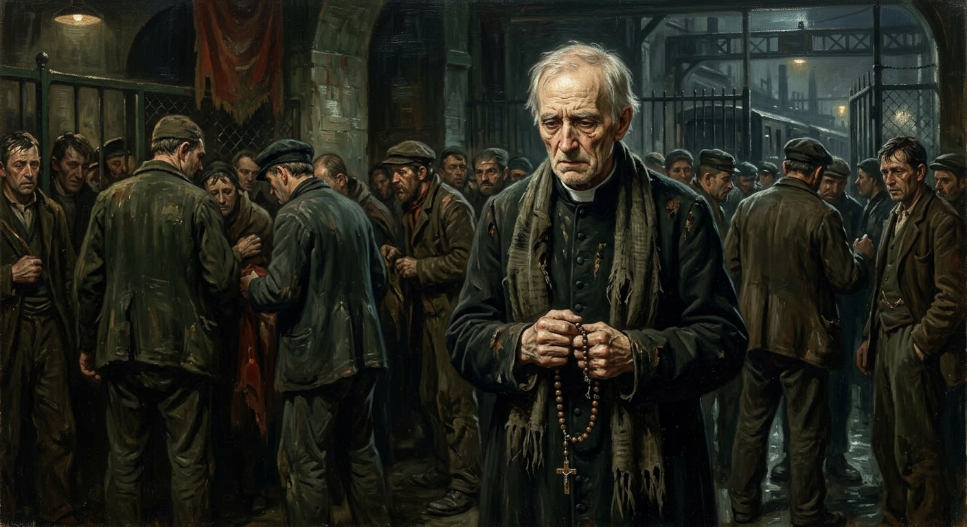 Father Janusz Sobecki — Father Janusz Sobecki, rendered as oil-painting.