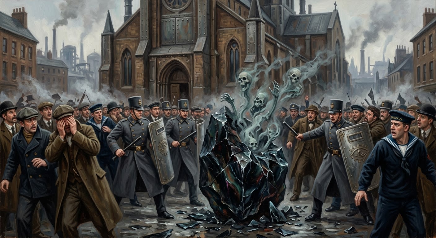 Mirror Riot of Varna — Mirror Riot of Varna, rendered as oil-painting.