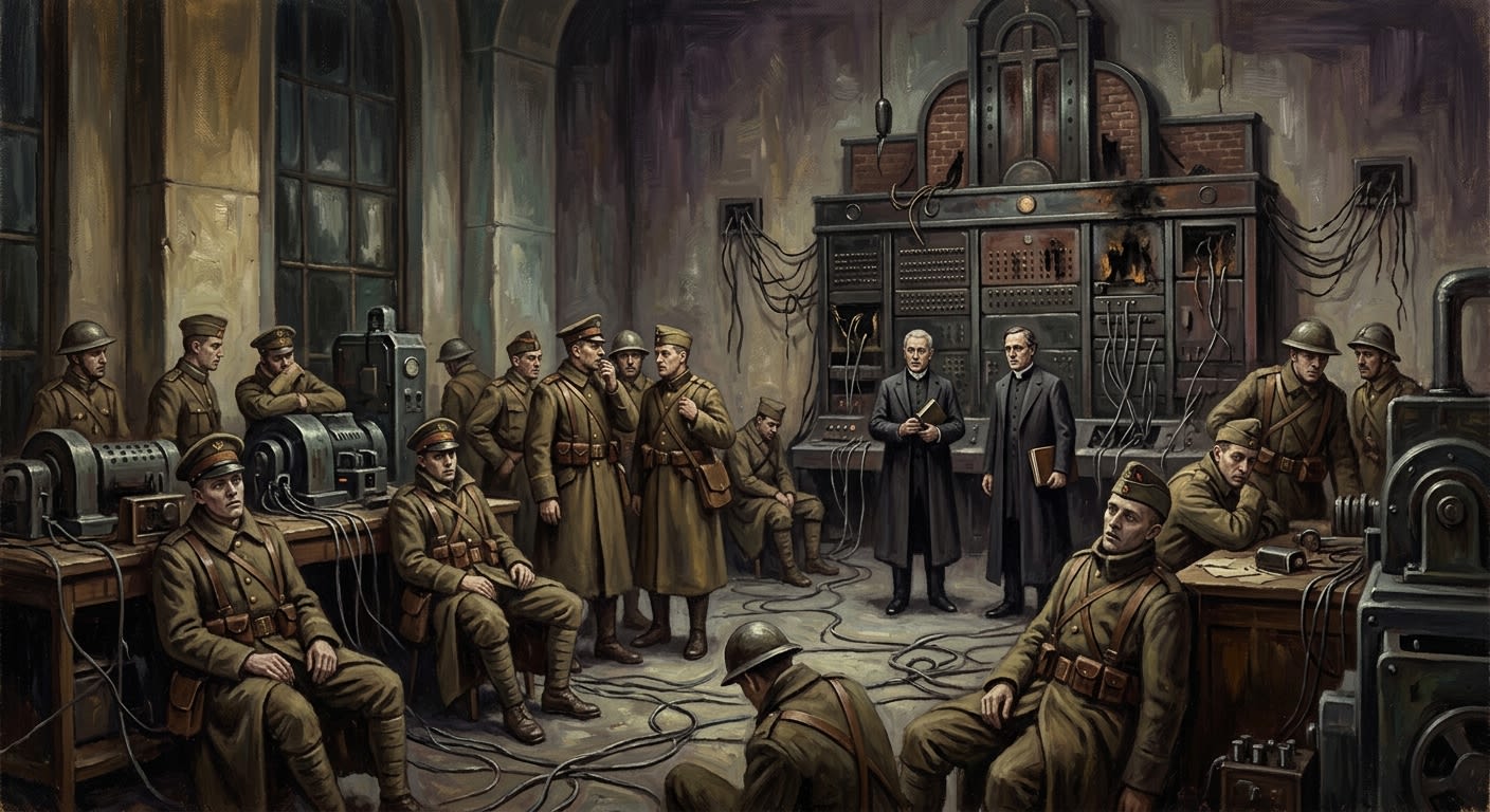Schism of the Unspoken — Schism of the Unspoken, rendered as oil-painting.
