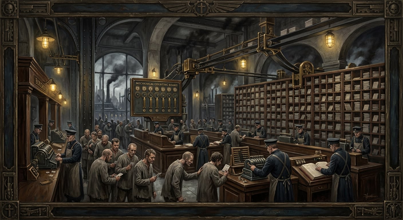 Confession Reform of A.S. 104 — Confession Reform of A.S. 104, rendered as oil-painting.