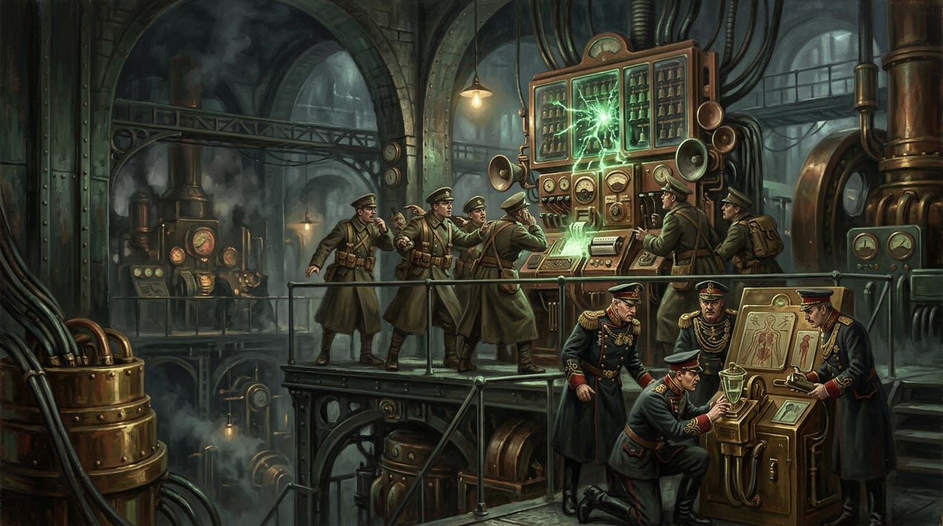 The Mimic Incident — The Mimic Incident, rendered as oil-painting.