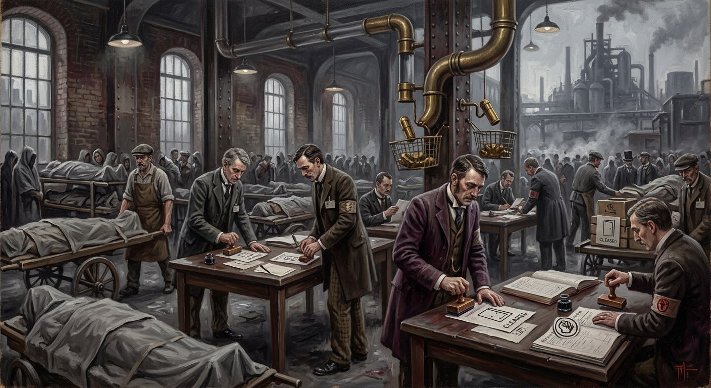 Gray Clearance — Gray Clearance, rendered as oil-painting.