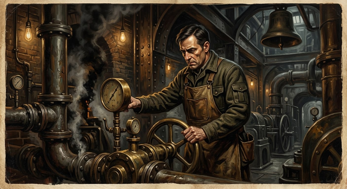 Saint Vellum of the Valve — Saint Vellum of the Valve, rendered as oil-painting.