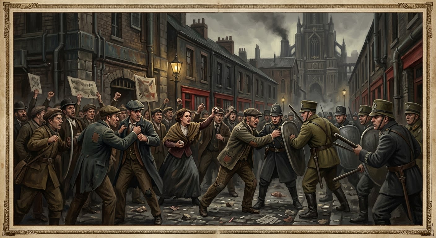 Chalk Riots — Chalk Riots, rendered as oil-painting.