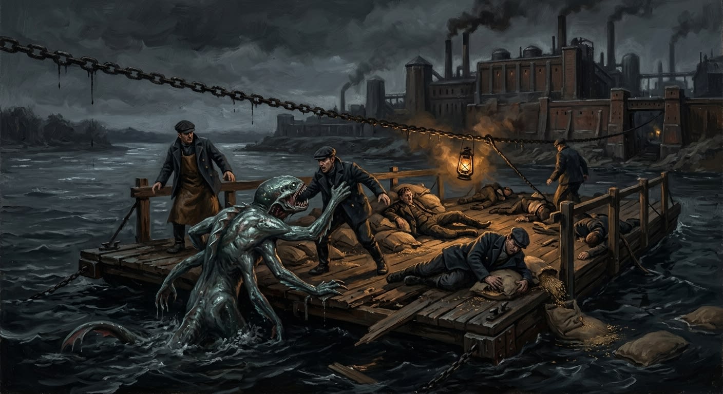 Bellwater Breach — Bellwater Breach, rendered as oil-painting.
