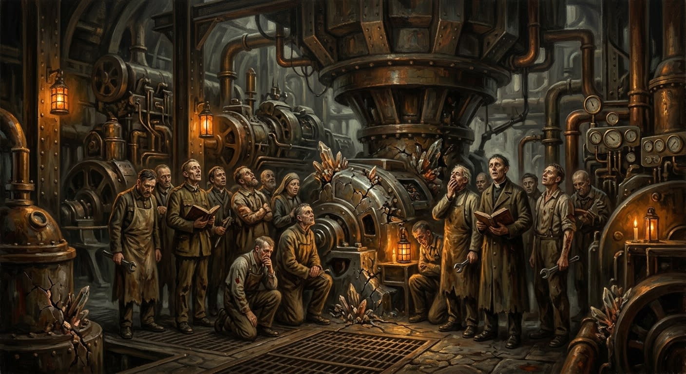 Wrong Choir — Wrong Choir, rendered as oil-painting.
